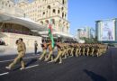 Bakıda Vətən müharibəsində Qələbənin beşinci ildönümünə həsr olunmuş Hərbi parad keçirilib